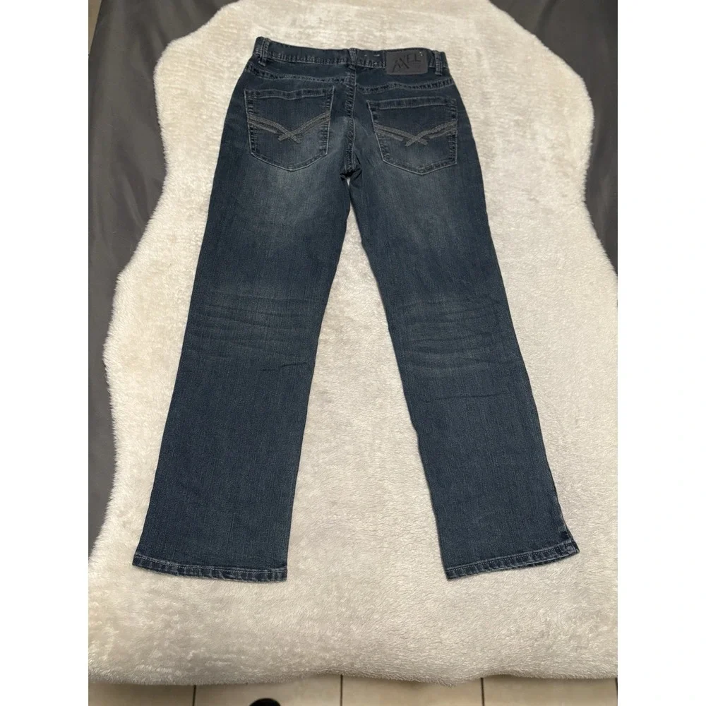 TK Axel Mens Slim Straight Blue Denim‎ Jeans Size 30x30 Pants Stretch